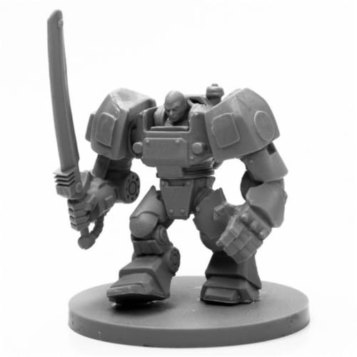 Reaper Miniatures REM49029 Bones Black-IMEF Bulldog Miniature Perspective: front