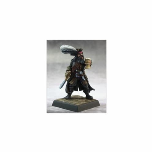 Reaper Miniatures 60137 Pathfinder Series Captain Kerdak Bonefist Miniature Perspective: front