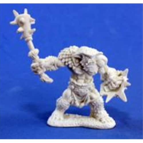 Reaper Miniatures 77015 Bonest50 - Bugbear Warrior Perspective: front