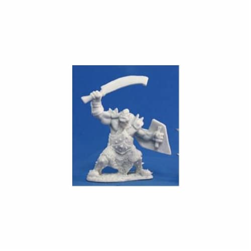 Reaper Miniatures 77042 Bones - Orc Marauder Sword And Shield Perspective: front