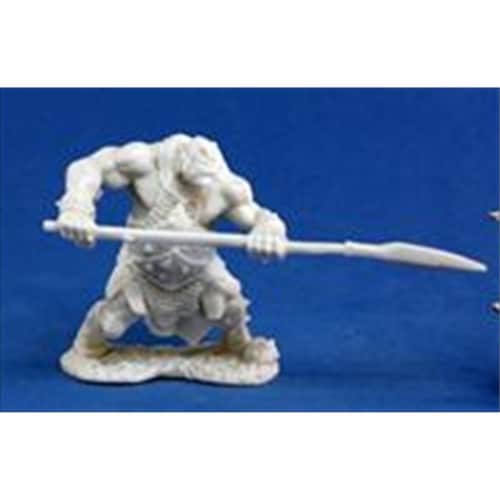 Reaper Miniatures 77045 Bones - Orc Hunter Spear Perspective: front
