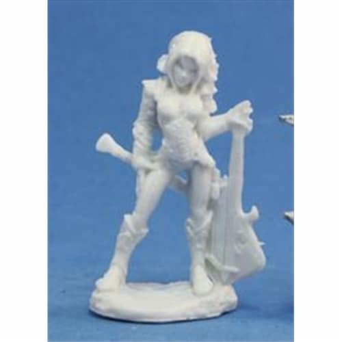 Reaper Miniatures 77078 Bonest50 - Astrid- Female Bard Perspective: front