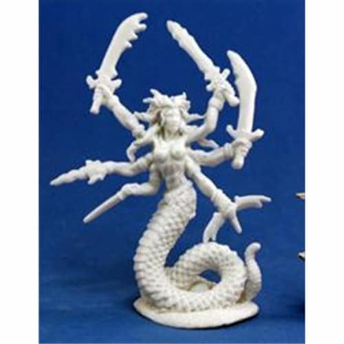 Reaper Miniatures 77117 Bones - Vandorendra- Snake Demon Perspective: front