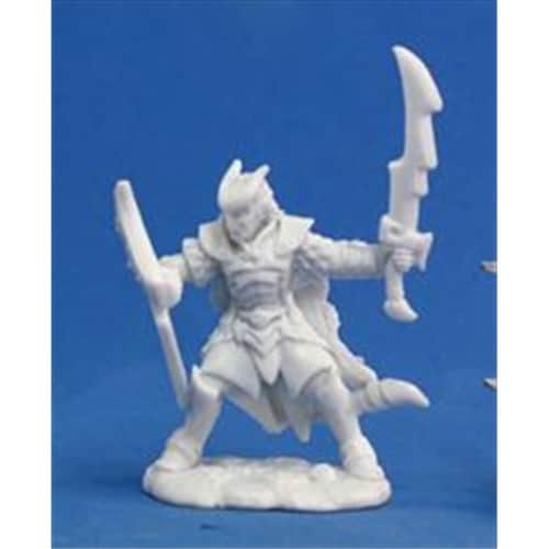 Reaper Miniatures 77120 Bones - Vaeloth- Helborn Paladin Perspective: front