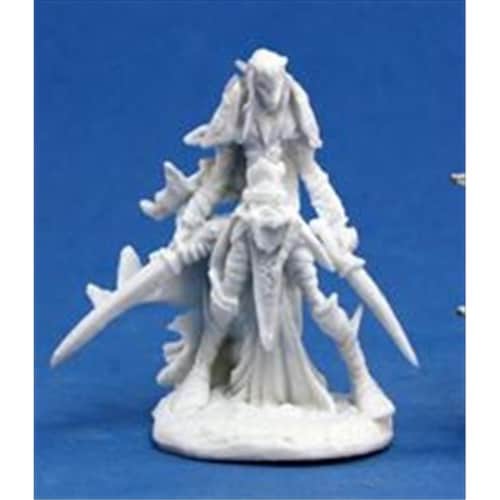 Reaper Miniatures 77124 Bones - Dark Elf Warrior Perspective: front