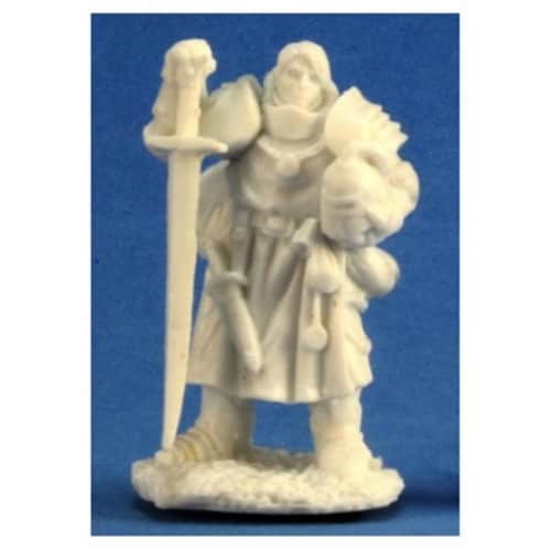 Reaper Miniatures REM77197 Bones-Erick, Paladin Initiate Perspective: front