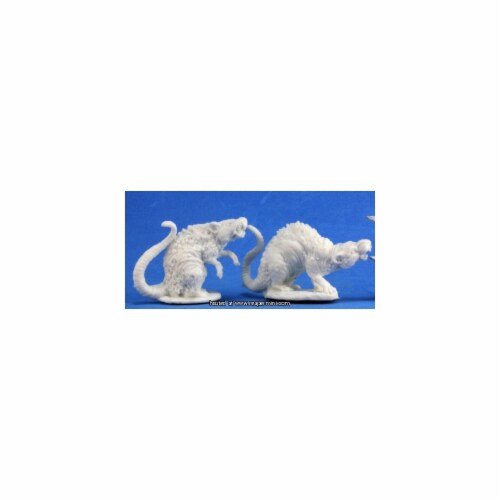 Reaper Miniatures REM77198 Barrow Rats - Pack of 2 Perspective: front
