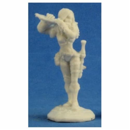 Reaper Miniatures REM77208 Bones-Anwyn, Female Bard Perspective: front