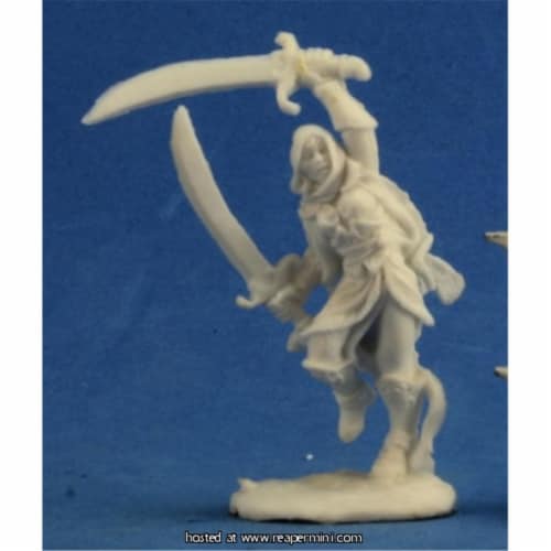 Reaper Miniatures REM77217 25mm Scale Mi-Sher, Desert Warrior - Julie Guthrie Perspective: front