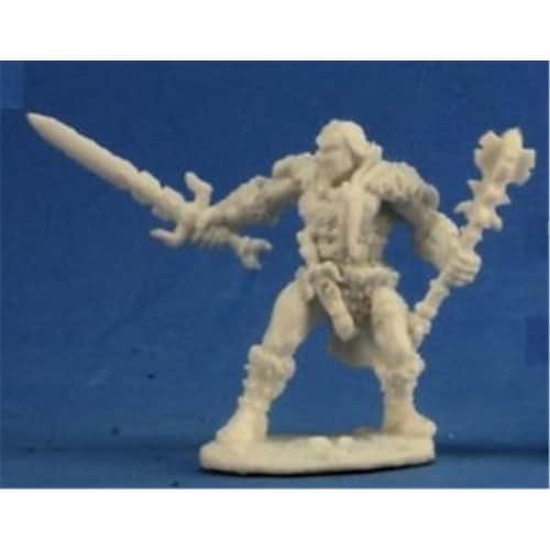 Reaper Miniatures REM77219 Bones-Grundor Hoardtaker, Barbarian Perspective: front