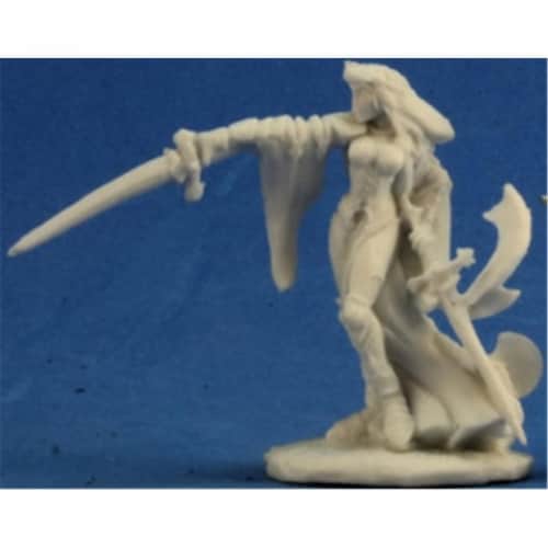 Reaper Miniatures REM77223 Bones-Kristiana, Female Paladin Perspective: front