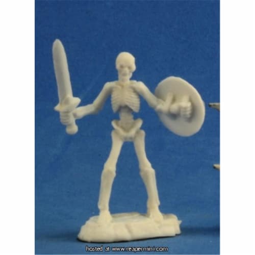 Reaper Miniatures REM77242 25mm Skeleton Warrior with Sword - Pack of 3 Perspective: front
