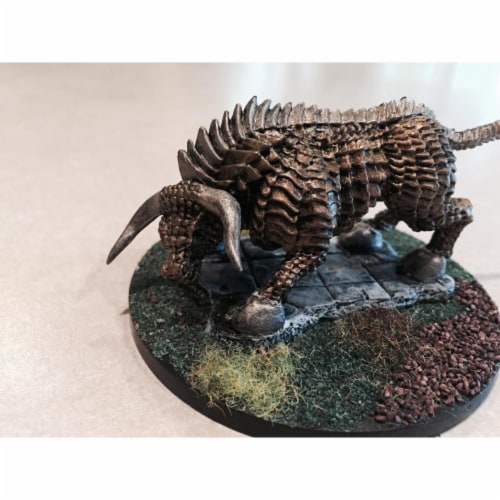 Reaper Miniatures REM77256 Bones-Brass Bull Miniature Games Perspective: front