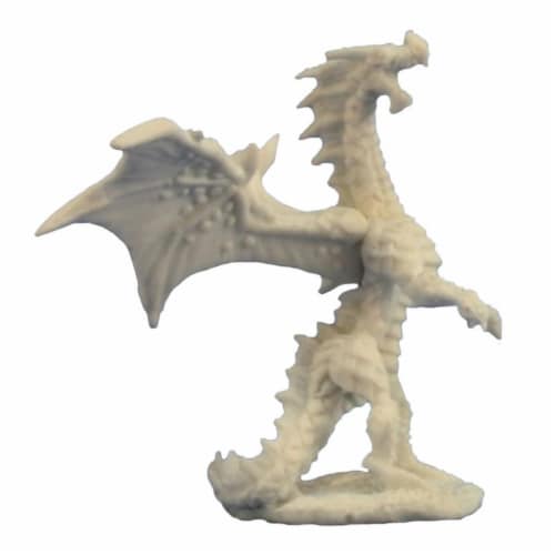 Reaper Miniatures REM77274 Bones Dragon Hatchling Red Miniature Perspective: front