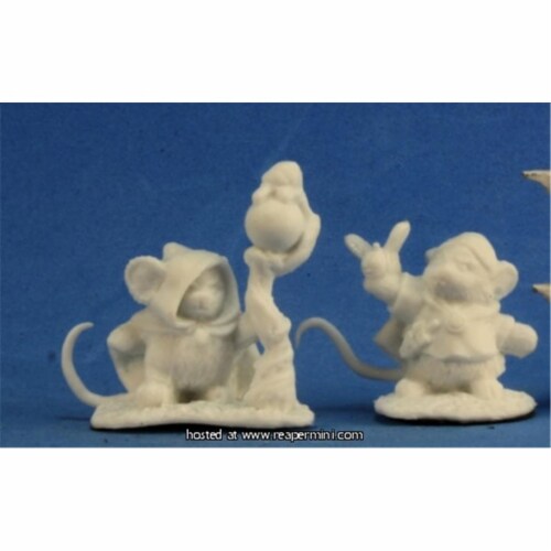 Reaper Miniatures REM77290 Mousling Druid & Beekeeper - Gene Van Horne Perspective: front