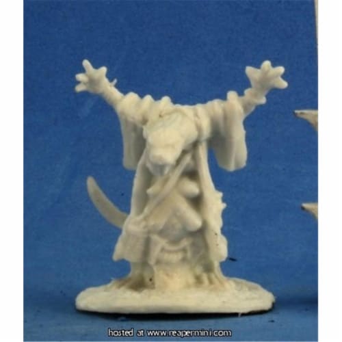 Reaper Miniatures REM77296 25mm Scale Wererat Matriarch - Jason Wiebe Perspective: front
