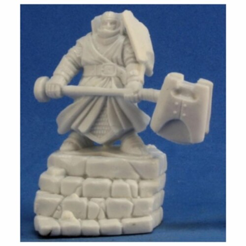 Reaper Miniatures REM77304 Bones Male Thunderknight Miniature Reaper Perspective: front