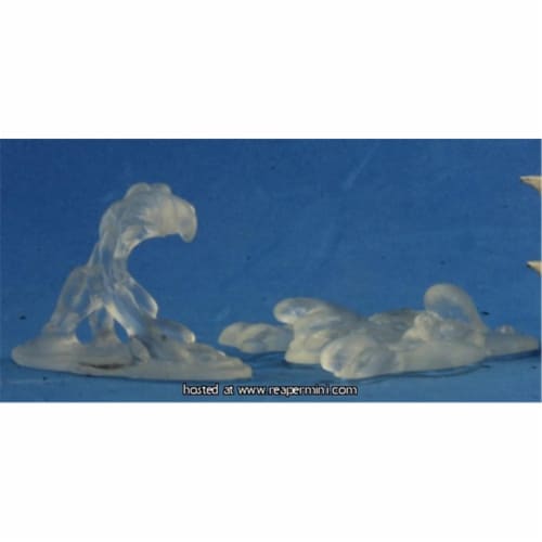 Reaper Miniatures REM77306 25mm Scale Translucent Slimes, Kevin Williams - Pack of 2 Perspective: front
