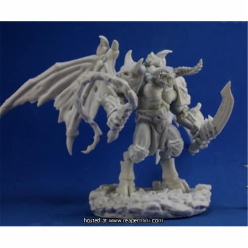 Reaper Miniatures REM77315 Bones Fire Demon Perspective: front