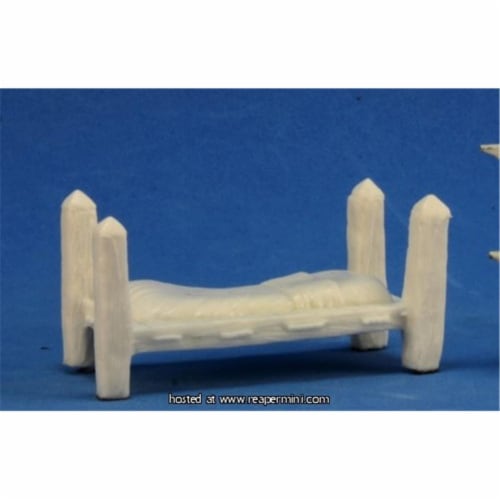 Reaper Miniatures REM77317 25mm Scale Bed, Bones - Andrew Pieper Perspective: front