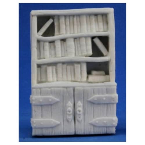 Reaper Miniatures REM77318 Bones Bookshelf Miniature Perspective: front