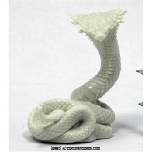 Reaper Miniatures REM77321 25mm Scale Giant Cobra - Julie Guthrie Perspective: front