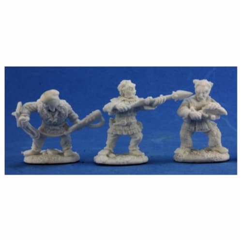Reaper REM77332 Bones Derro Warriors Figure - 3 Count Perspective: front
