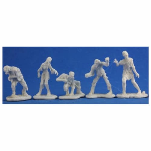 Reaper Miniatures REM77342 Bones Zombies Miniature - Set of 5 Perspective: front