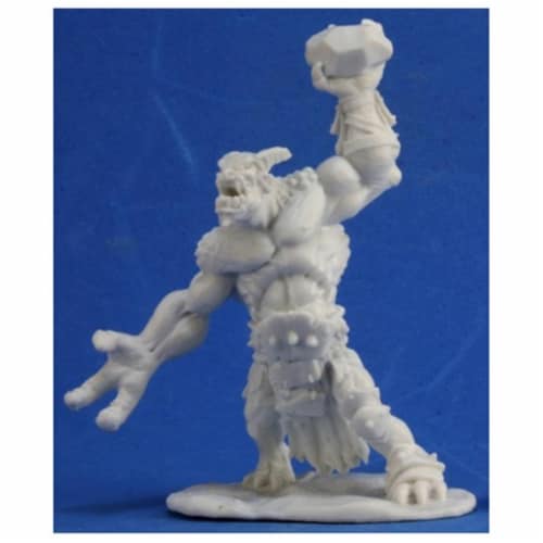 Reaper  Bones Ice Troll Miniature Figures Perspective: front