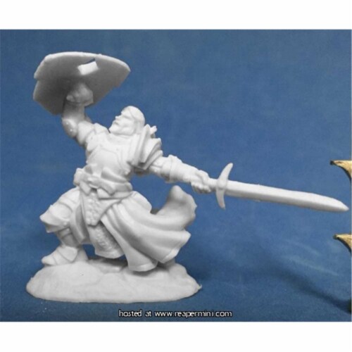 Reaper Miniatures REM77385 25mm Sir Rathan Kranzhel, Human Fighter - Bobby Jackson Perspective: front