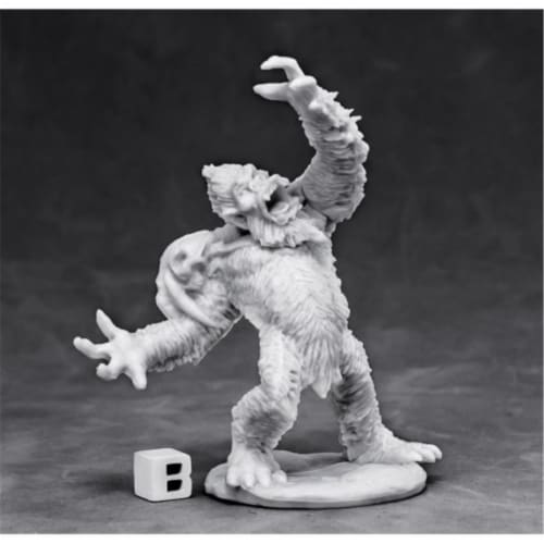 Reaper Miniatures REM77434 Bones - Dark Heaven Bones Yeti Chieftain W3 Perspective: front