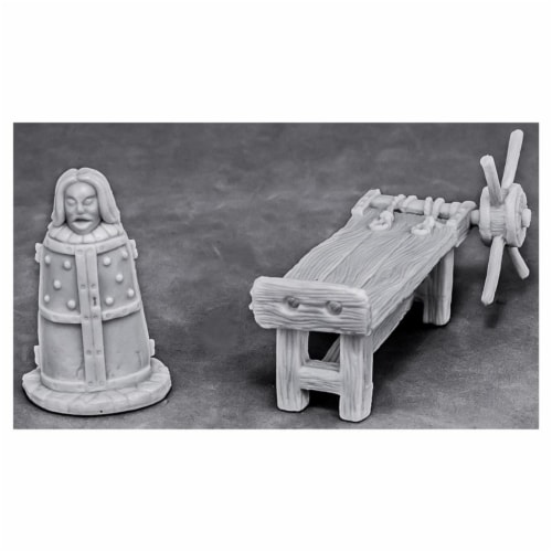 Reaper Miniatures REM77443 Bones - Torture Equipment 2 W3 Reaper Miniatures Perspective: front