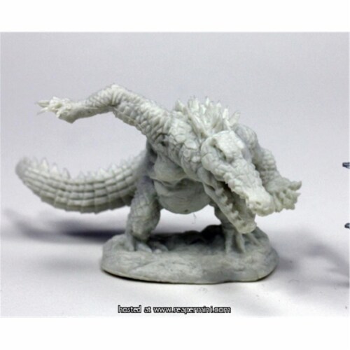 Reaper Miniatures  25mm Scale Werecrocodile - James Van Schaik Perspective: front