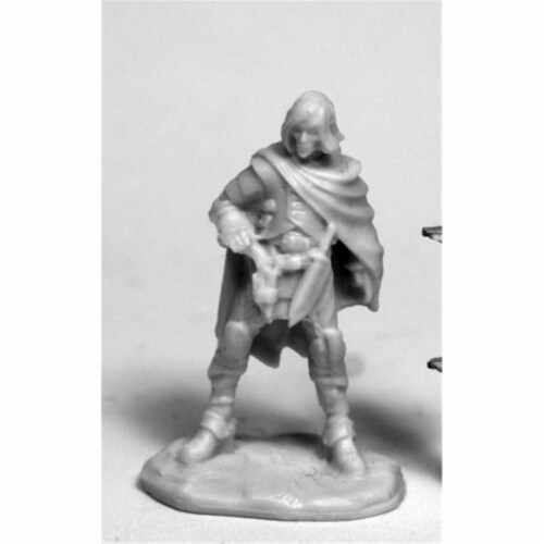 Reaper Miniatures REM77470 28 mm Dark Heaven Bones Elthin Bluesteel, Gunslinger W3 Pack Mint Perspective: front