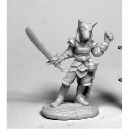 Reaper Miniatures REM77473 28 mm Dark Heaven Bones Kogo, Male Kitsune W3 Pack Mint of Miniatu Perspective: front