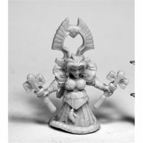 Reaper Miniatures REM77481 28 mm Dark Heaven Bones Gwyddis, Dwarf Valkyrie W3 Pack Mint of Mi Perspective: front