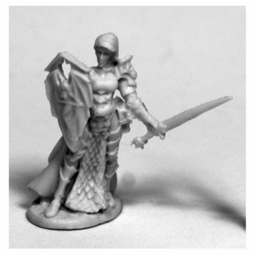 Reaper Miniatures REM77490 28 mm Dark Heaven Bones Mara Frostblade, Antipaladin W3 Pack Mint Perspective: front