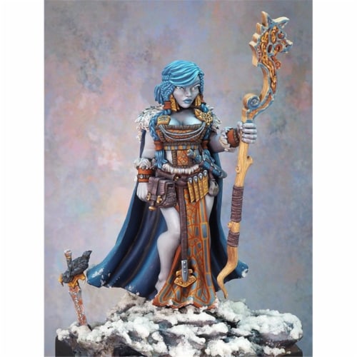 Reaper Miniatures REM77592 Bones Dark Heaven - Frost Giant Queen W3 Perspective: front