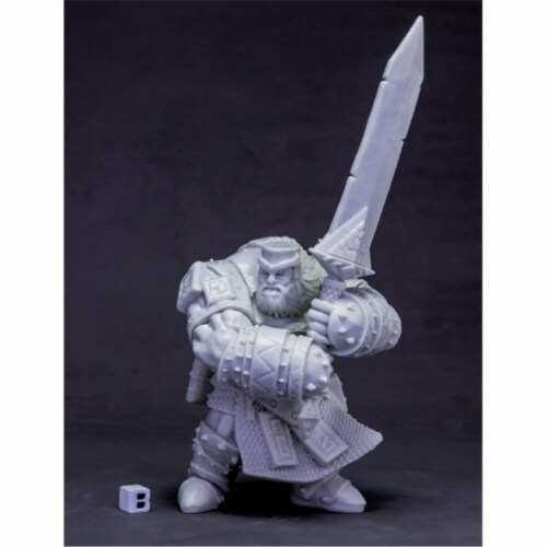 Reaper Miniatures REM77615 Bones Dark Heaven - Fire Giant Bodyguard W3 Huge Perspective: front