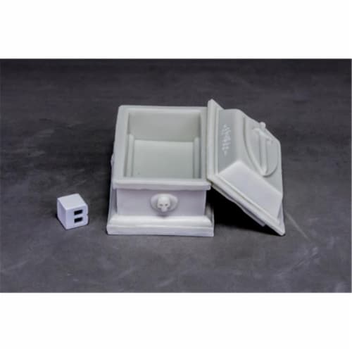Reaper Miniatures REM77632 Bones Dark Heaven - Sarcophagus W3 Perspective: front