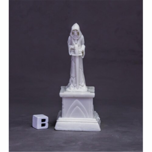 Reaper Miniatures REM77634 Bones Dark Heaven - Cursed Gravestone W3 Perspective: front