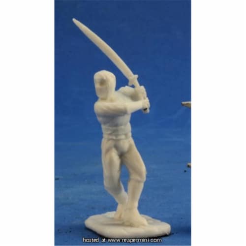 Reaper Miniatures REM80032 25mm Scale Ninja, Bobby Jackson - Bones & Chronoscope Perspective: front