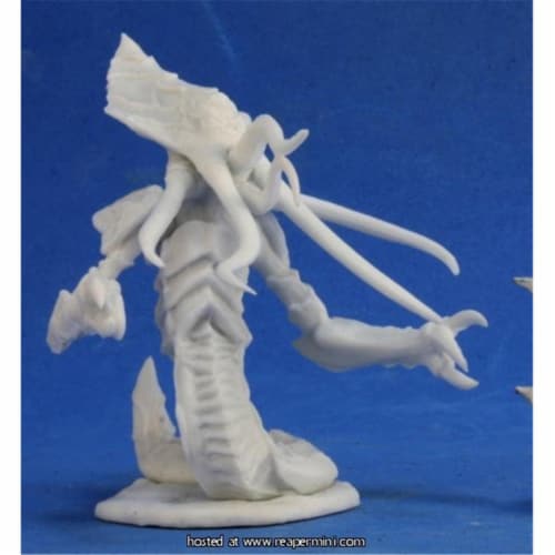 Reaper Miniatures REM80039 25mm Scale Bathalian Exarch, Kevin Williams - Bones & Chronoscope Perspective: front