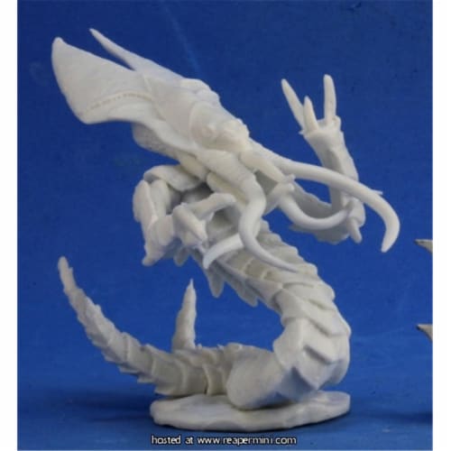 Reaper Miniatures REM80040 25mm Scale Bathalian Primarch, Kevin Williams - Bones & Chronoscop Perspective: front