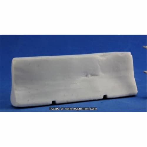 Reaper Miniatures REM80056 25mm Scale Two Jersey Barrier, Kevin Williams - Bones & Chronoscop Perspective: front
