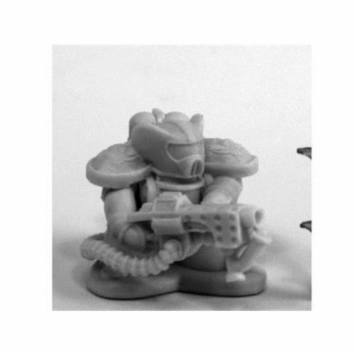 Reaper Miniatures REM80086 Bones Chronoscope Space Mousling Flamer Miniature Figure Perspective: front
