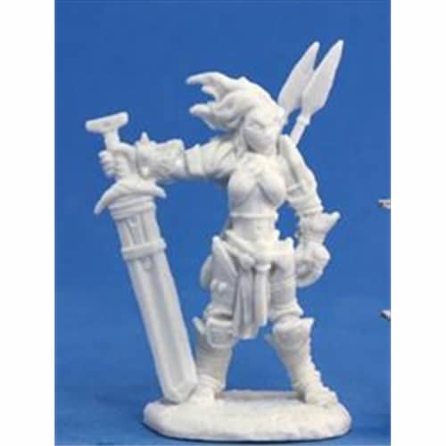 Reaper Miniatures 89005 Bones - Path Finder Amiri- Iconic Barbarian Miniature Perspective: front