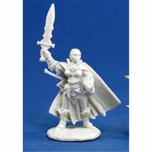 Reaper Miniatures 89011 Bones - Path Finder Seelah- Iconic Paladin Miniature Perspective: front