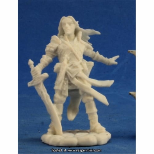Reaper Miniatures REM89028 25mm Scale Lini Iconic Gnome Druid, Derek Schubert - Pathfinder Bo Perspective: front