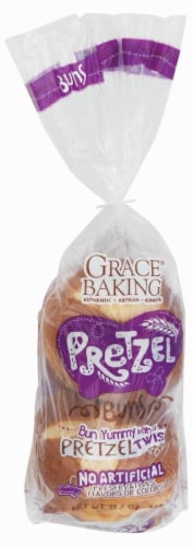 Grace Baking Pretzel Buns Perspective: front